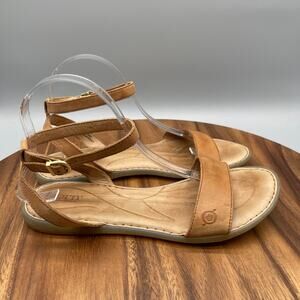 Born Sandals Womens Size 9 M Brown Leather Casual Comfort Walking Shoes
